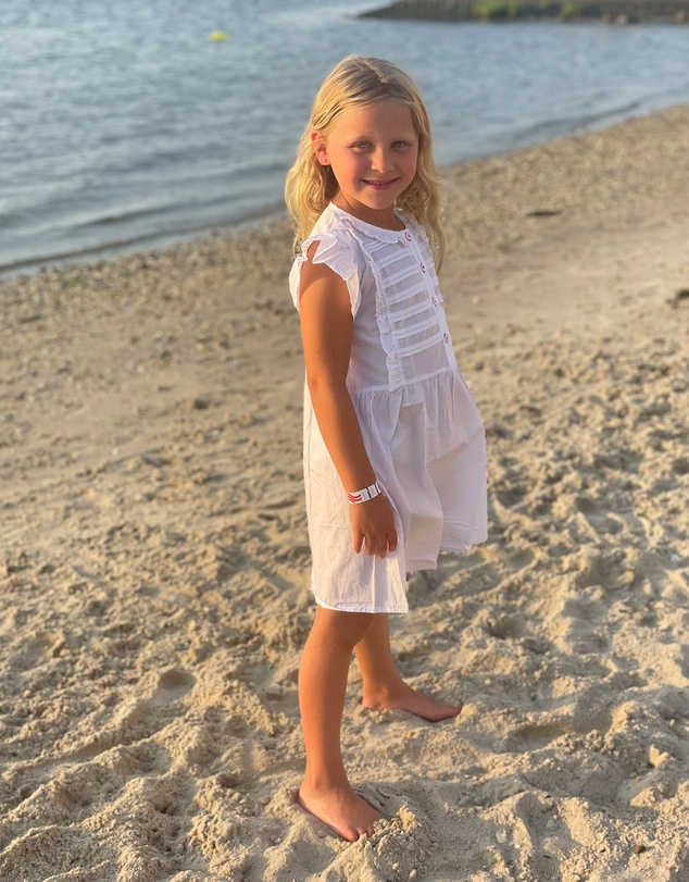 Sant And Abel - Girls Billie White Dress