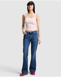 GUESS - GUESS JEANS Embroidered Star Tank Top