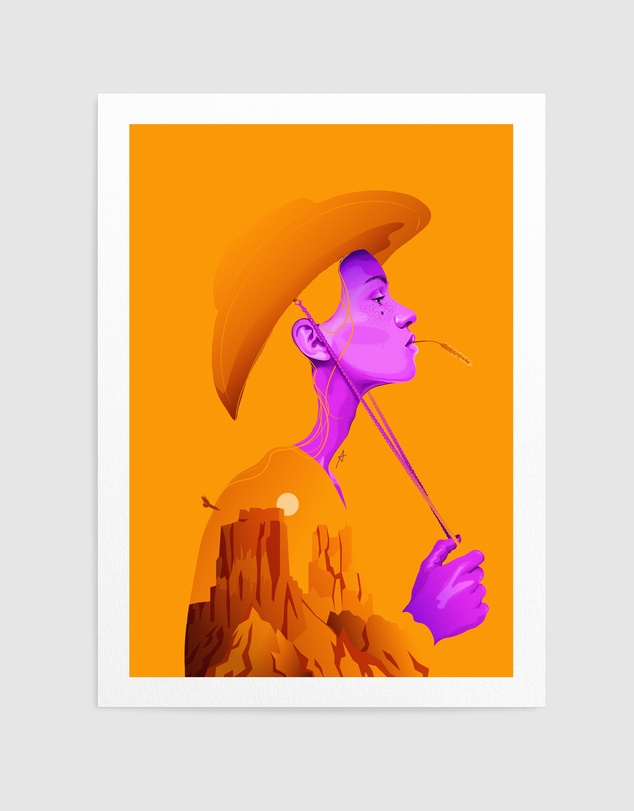 Olive et Oriel - Ardente by Ana Ariane Art Print