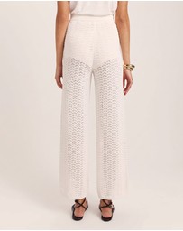 SABA - Prue Cotton Crochet Pant