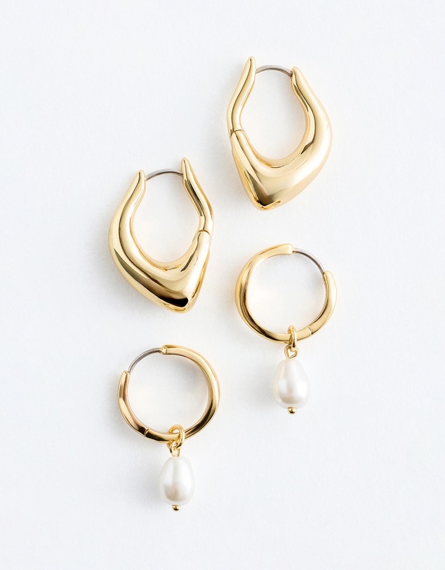 & Other Stories - Two-Piece Hoop Earring Set