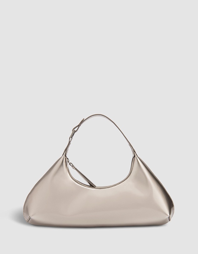 By Far - Amberette Metallic Leather Bag