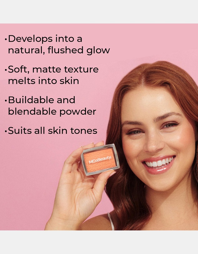MCoBeauty - Glow Up pH Powder Blush - Peach Pop