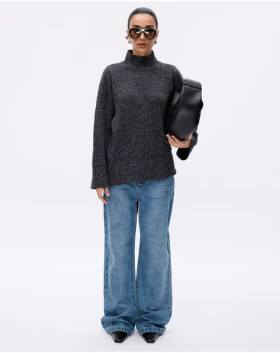 Minima Esenciales - Rae Merino Wool Silk Blend Jumper