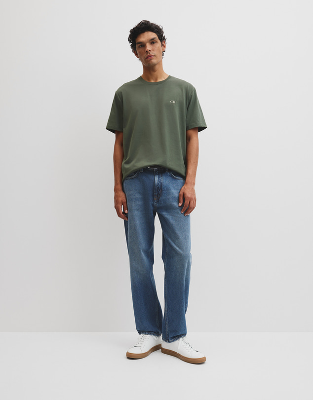 Country Road - Australian Cotton Short Sleeve Cr Modern Logo T-shirt
