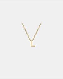 Zoe Olivia - 9K Gold Initial L Necklace