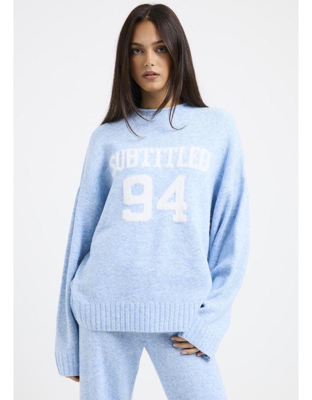 Subtitled - Kim Knit Oversized Crew Neck Jumper