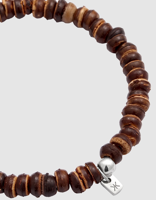 Kuzzoi - ICONIC EXCLUSIVE - Coconut Beads Bracelet in 925 Sterling Silver