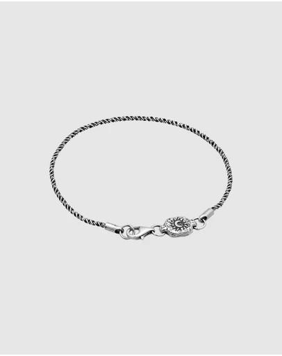 Haze & Glory - ICONIC EXCLUSIVE - Bracelet Men Sacred Sun 925 Sterling Silver