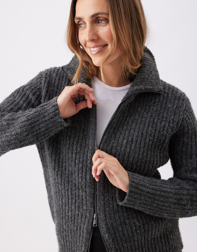 Ripe Maternity - Layla Zip Through Knit