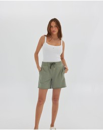 Toast Society - Jersey Raw Hem Short