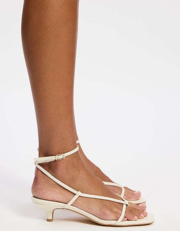 Dazie - Mikayla Strappy Kitten Heels