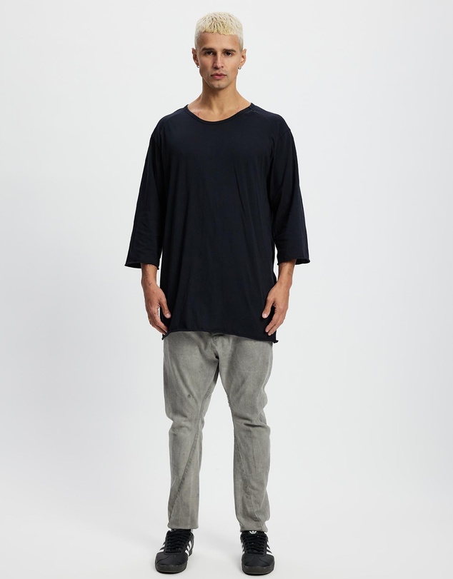 Surrounded By Ghosts - The Ruby Low Crotch Tailored Denim Pants