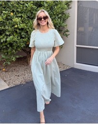 Esther & Co - Iolana Dress - Soft Khaki