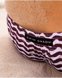 Swim Shady - Maroon Tide Swim Shorts