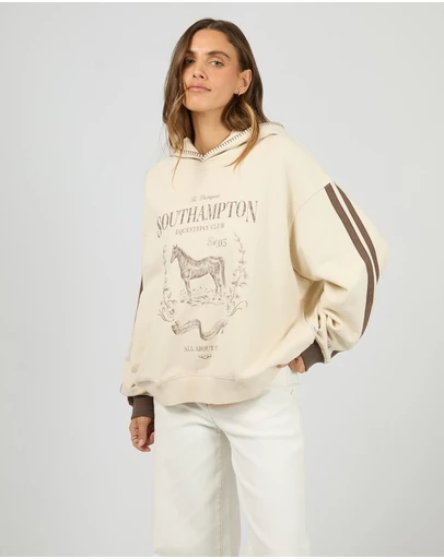 All About Eve - Southampton Box Hoodie Vanilla