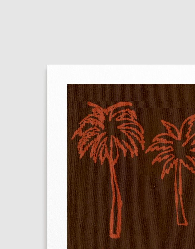 Olive et Oriel - The Land Story 8 by Shatha Al Dafai Art Print