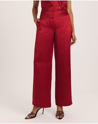 SABA - Ivana Wide Leg Crinkle Pant