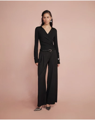 Forcast - Arden Mid Rise Pleated Pants