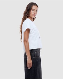 ENA PELLY - Rose Heart Relaxed Baby Tee