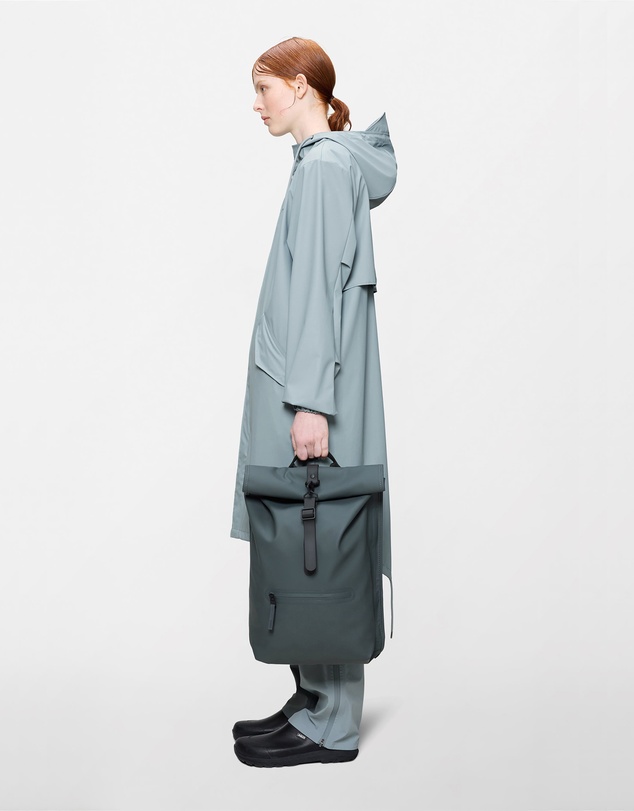 RAINS - Rolltop Rucksack Green