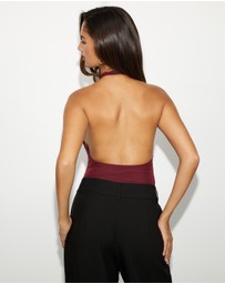 Dazie - Luna Halter Bodysuit