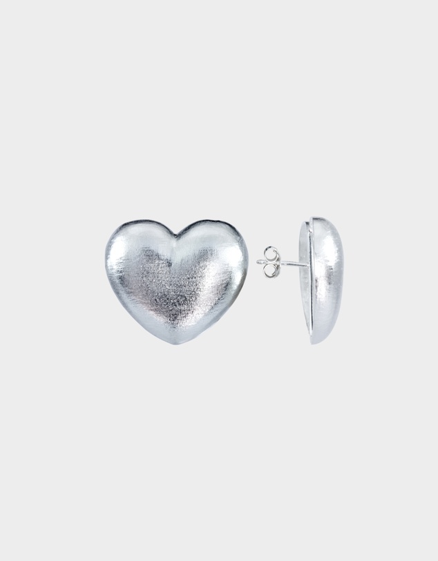 Sunday Stephens - Frosted Heart Earring