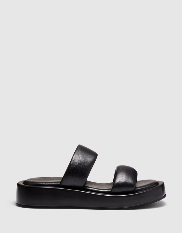 Just Because - Sarita Leather Flatform Sandals