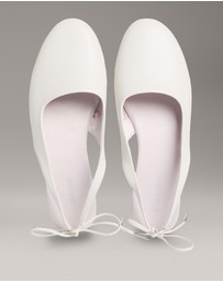 Calvin Klein - Leather Slingback Ballerinas