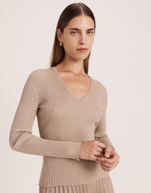 SABA - Mariya Sparkling Long Sleeve Top