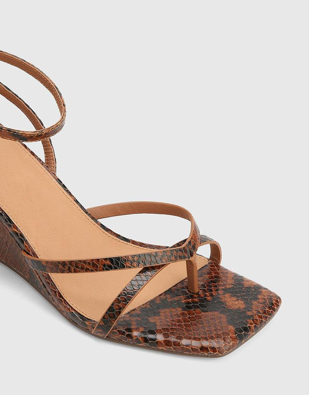 Wittner - Nyla Tan Multi Reptile Emboss Leather