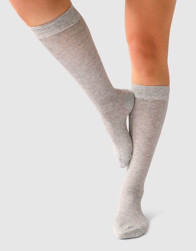 Belle & Bloom - Midnights 2 Pack Socks - White/ Grey