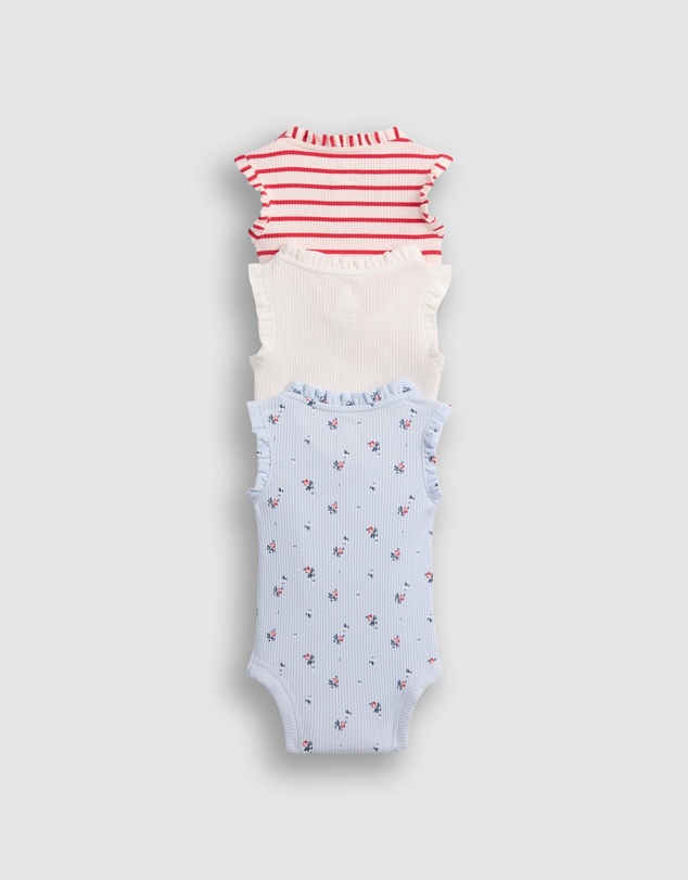 GAP - 3-Pack SL Tiny Rib Bodysuit - Babies