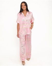 Petal & Pup - Elysia Pants - Pink White