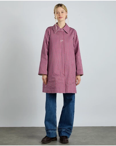 Damson Madder - Mercedes Bow Reversible Trench
