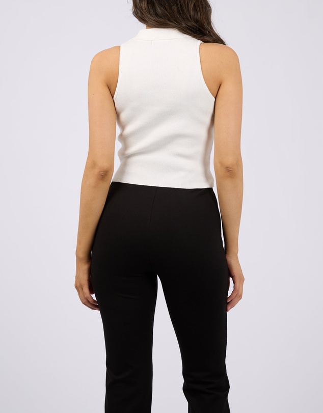 All About Eve - Carrie Knit Top Vintage White