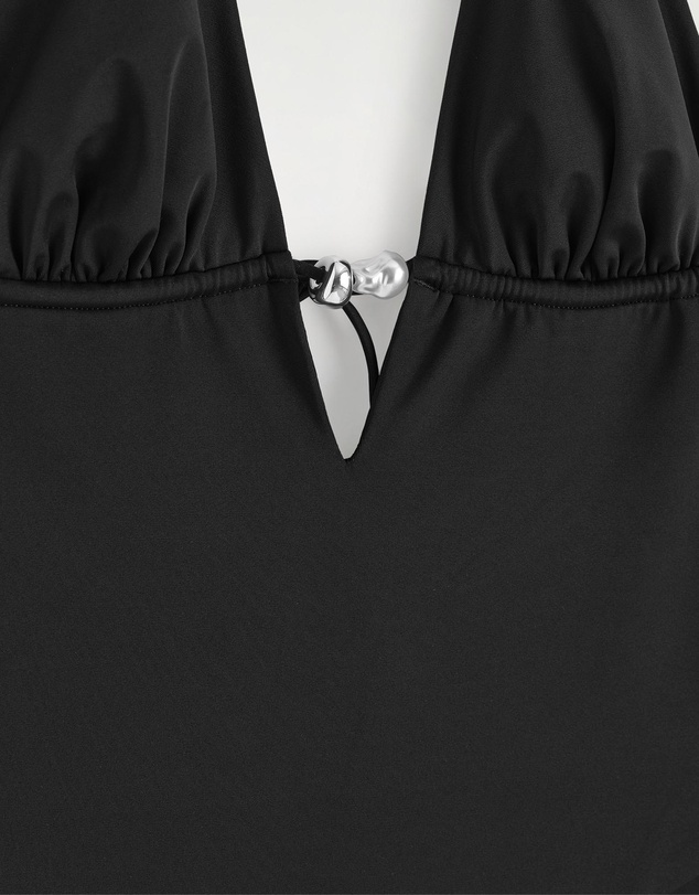 COS - Embellished Plunge-Neck Swimsuit