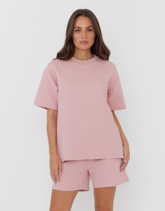 ALEXANDRA - Halo T-Shirt Dusty Pink