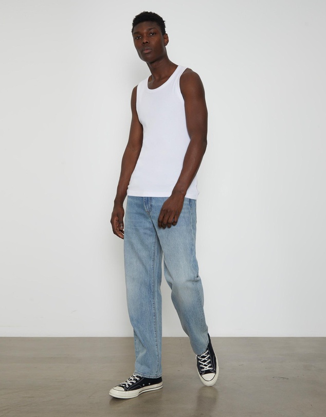General Pants Co. Basics - Rib Singlet White