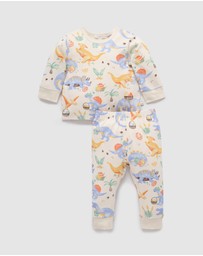 Purebaby - Dino Pyjama Set -Kids-Babies