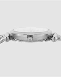Fossil - Carlie Silver Tone Analogue Watch
