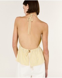 Staple the Label - Zeno Halter Top