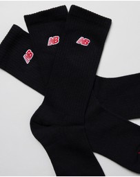 New Balance - Patch Logo Crew 3 Pack