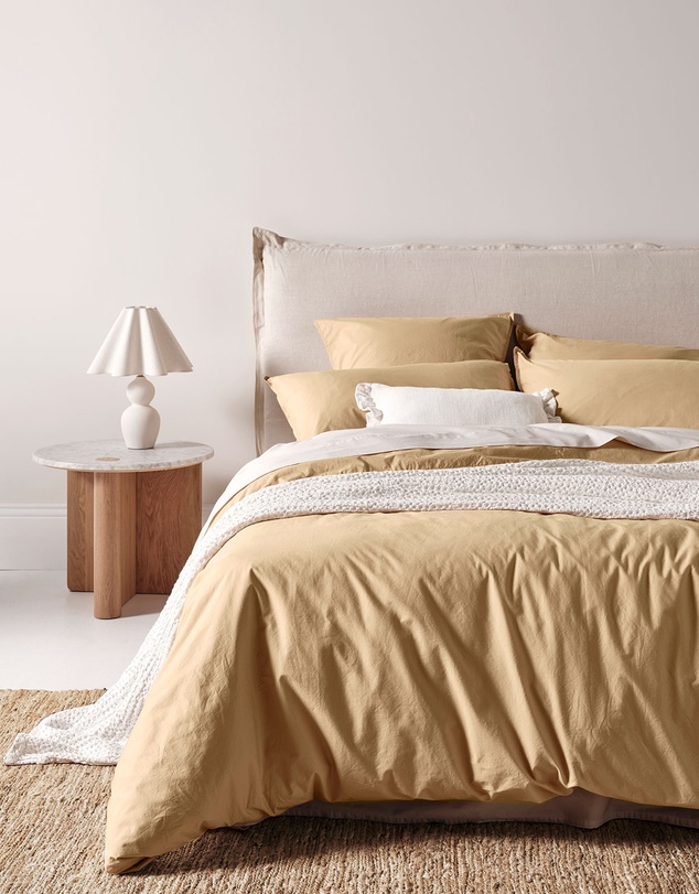 Aura Home - Evie Stonewash Organic Cotton European Pillowcase