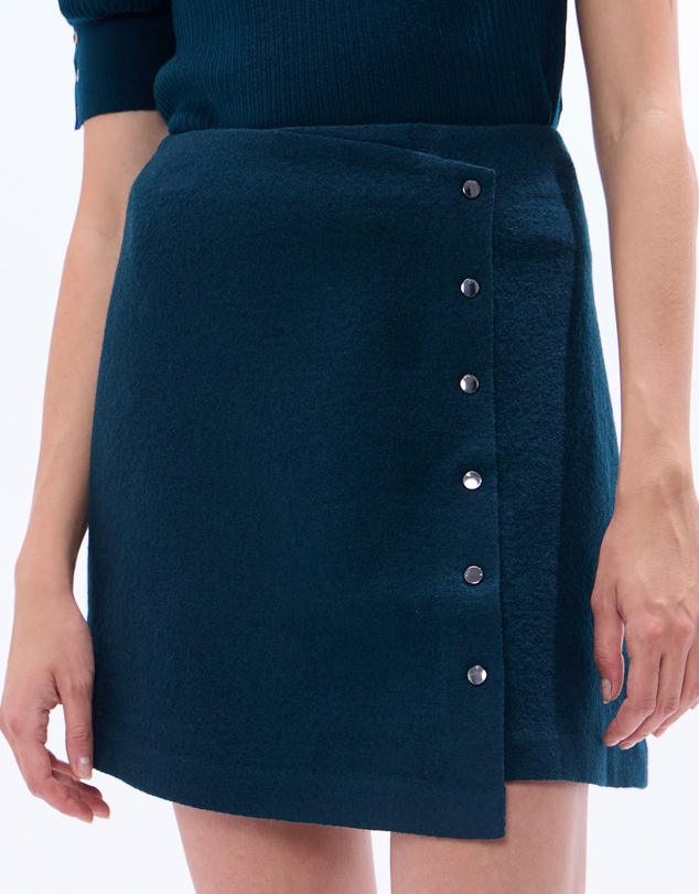 Marcs - Fiadh Felted Wool Mini Skirt