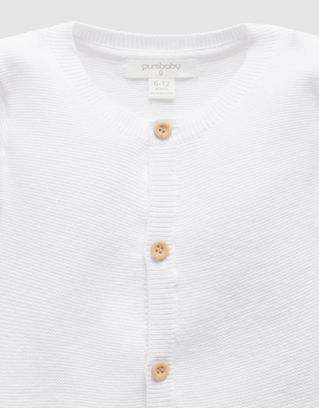 Purebaby - Textured Cardigan-Babies