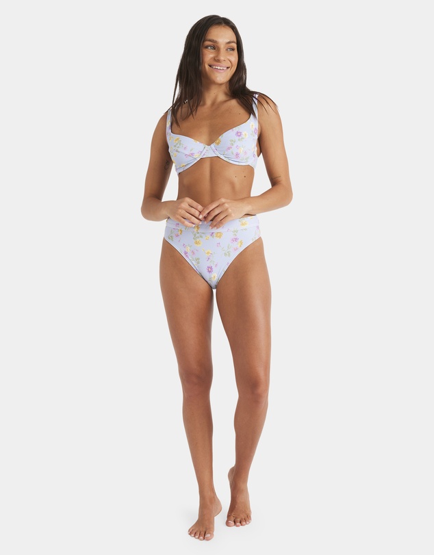 Roxy - Womens Wildflower Mid Bikini Bottom
