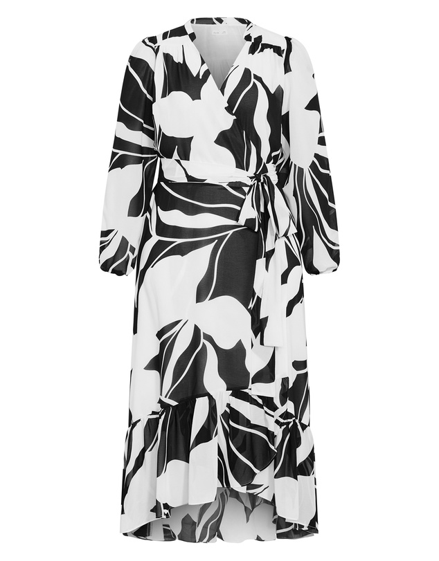 City Chic - Enthral Me Print Maxi Dress