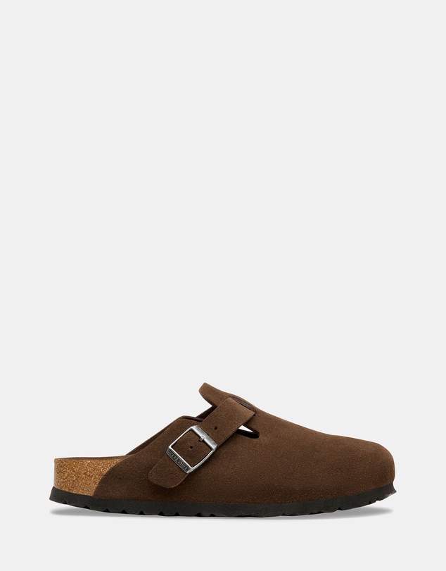 Birkenstock - Boston SFB Tonal Footbed Suede Leather Narrow - Unisex