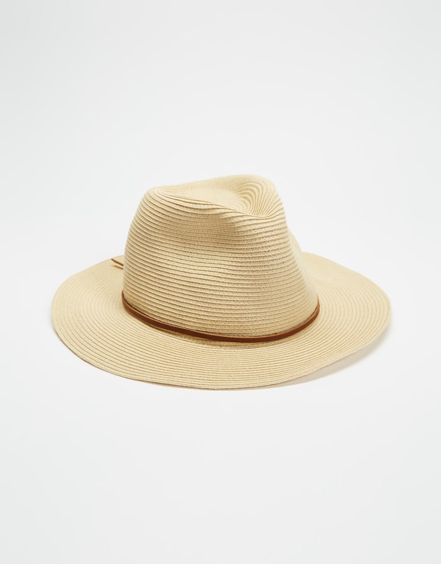 Brixton - Wesley Straw Packable Fedora